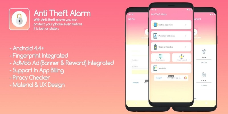 Anti Theft Alarm - Android Source Code