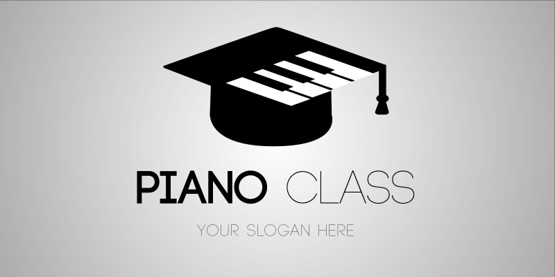 Logo Template Piano class