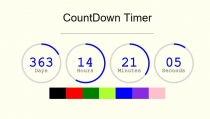 Circle Countdown Timer jQuery Screenshot 1