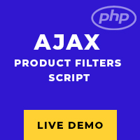 Ajax Products Filter Script