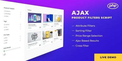 Ajax Products Filter Script