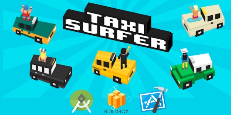 Taxi Surfer - Buildbox Template 