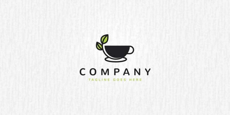 Green Tea Logo Template