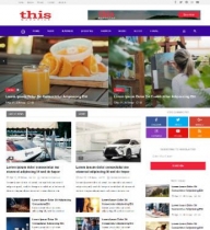 THIS Magazine Professional News Magazine Template Screenshot 3