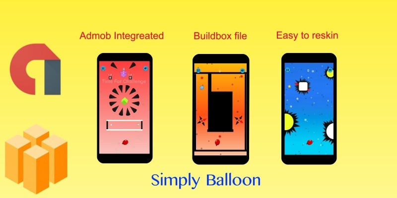 Simply Balloon Buildbox Template