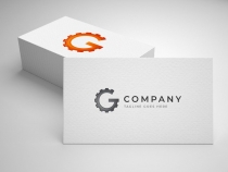 Letter G Gear Logo Screenshot 1