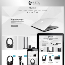 Digital Electronics Store - PrestaShop Theme Screenshot 1