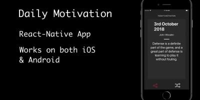 Daily Motivation - React Native App Template