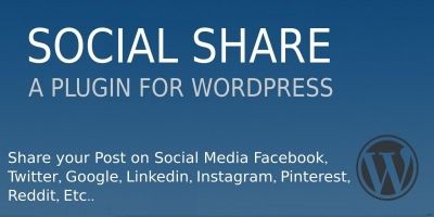 Social Share Plugin For Wordpress