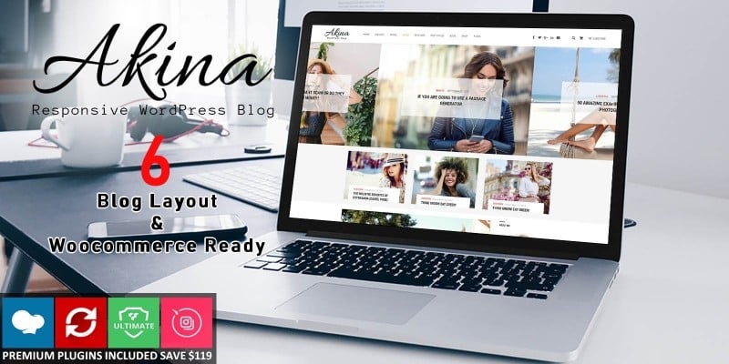 Akina - Magazine WordPress Theme