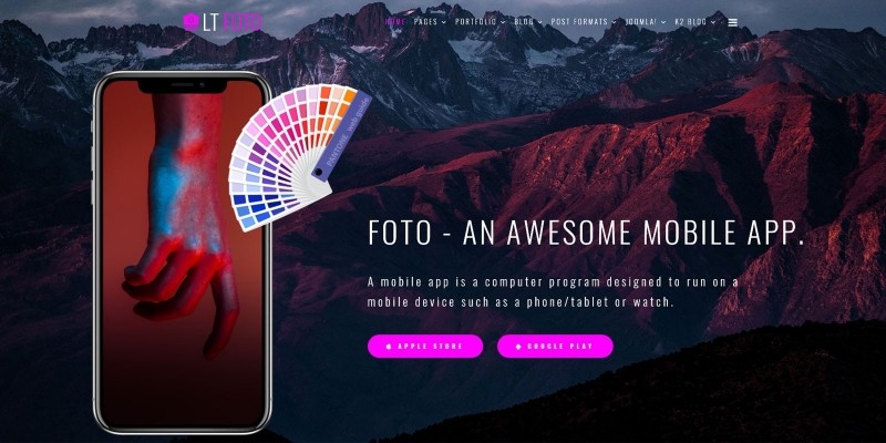 LT Foto - Joomla Template