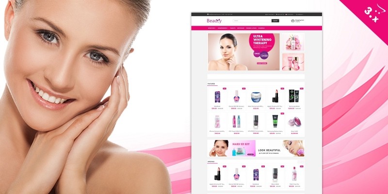 Beauty OpenCart Website Theme