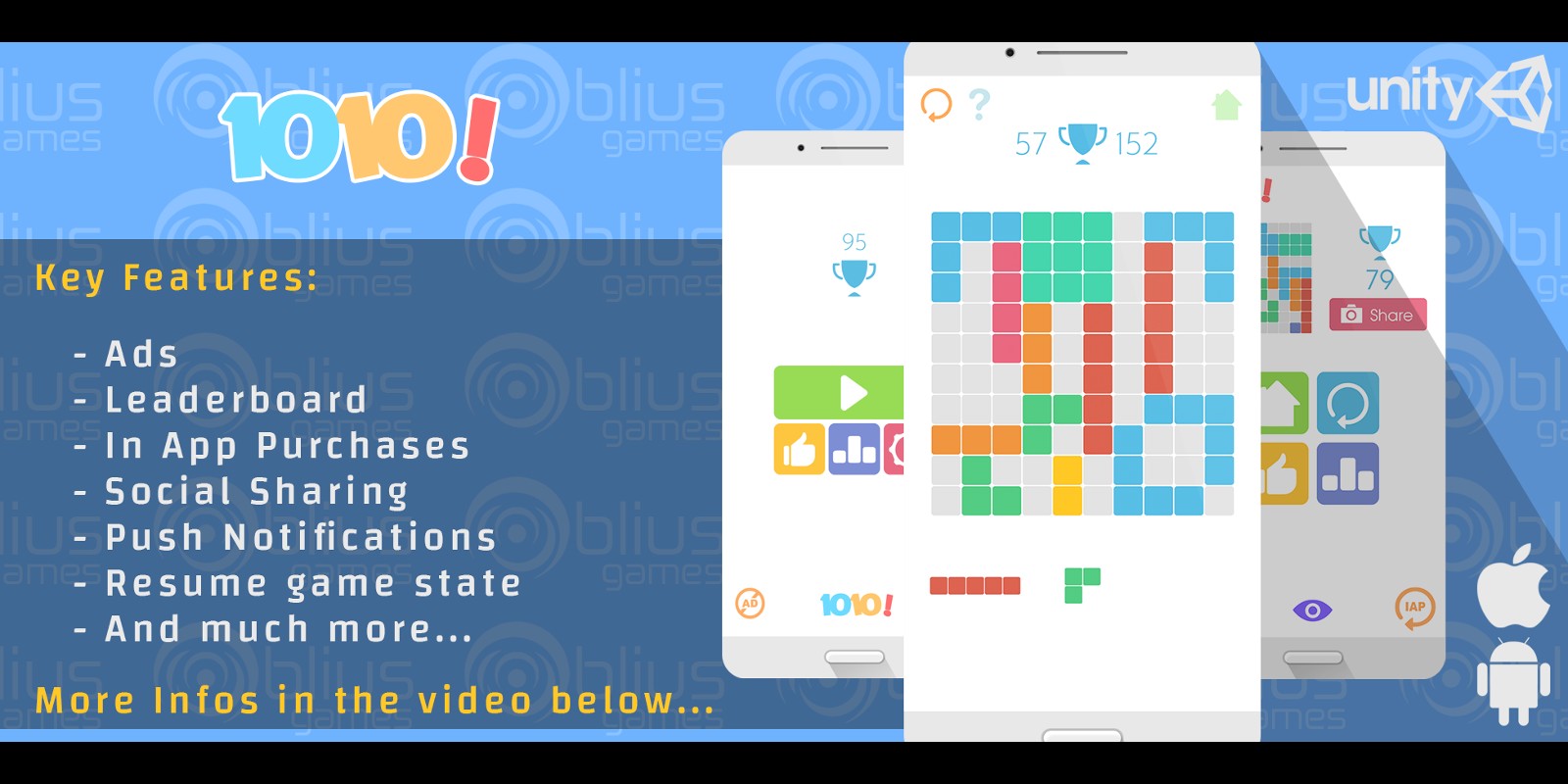 10x10 - Unity Game Template