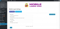 Wordpress Mobile Login Access Plugin Screenshot 1