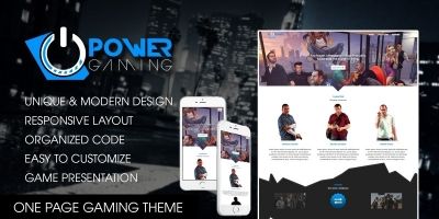 PowerGaming - Gaming HTML Template