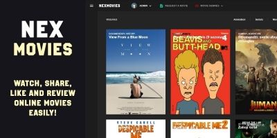 NexMovies - Online Movies And TV Platform Script