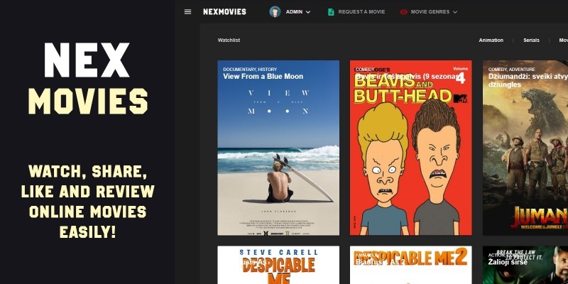 NexMovies - Online Movies And TV Platform Script