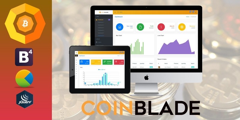 CoinBlade - Admin Dashboard Template