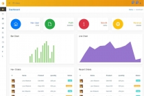CoinBlade - Admin Dashboard Template Screenshot 2