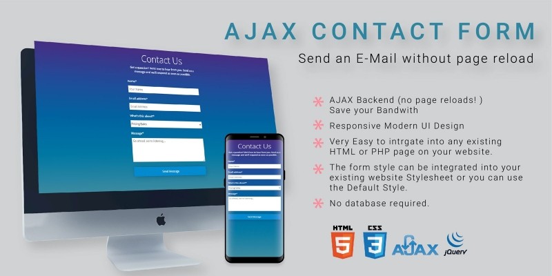 AJAX Contact Form PHP