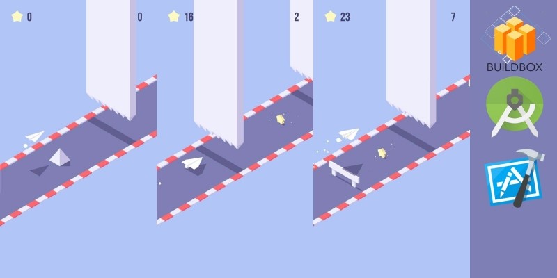 Paper  Planes Buildbox Template