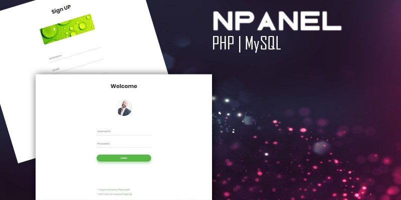 NPanel - Login System PHP Mysql