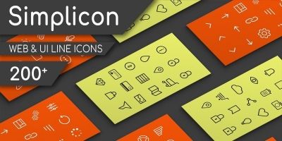 Simpleton - Web UI Line icons