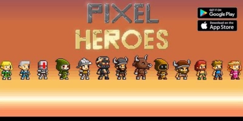 Pixel Heroes – Endless Arcade Runner Buildbox