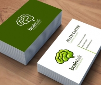 Think Green Brain Logo in Vector Format	 Screenshot 1