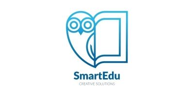 Smart Education Concept Logo