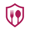 Food Safety Logo Concept In Vector Format
