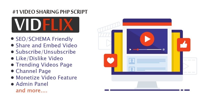 Vidflix - Video Sharing Platform PHP