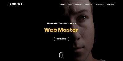 Robert - Personal Portfolio HTML Template