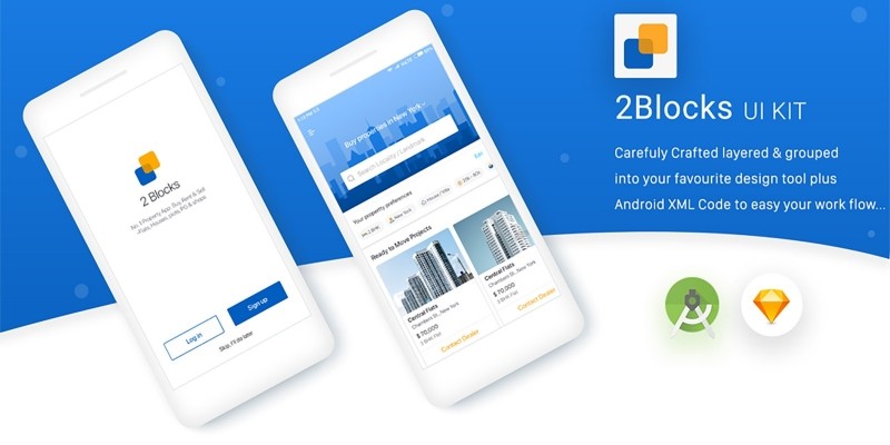 2Blocks - Android Studio UI Kit