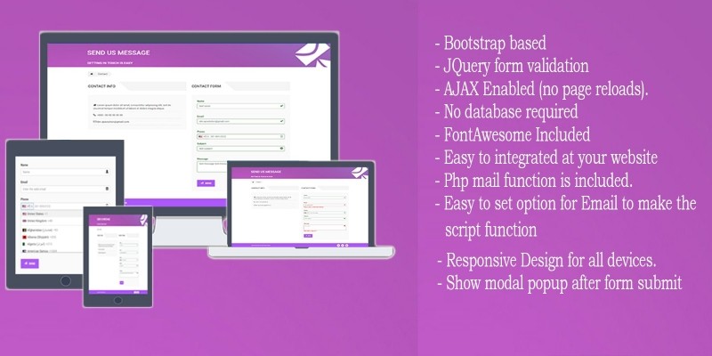 Contact Form AJAX And jQuery