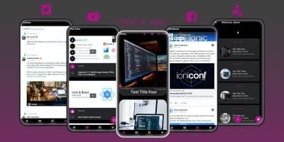 Ionic 5 Media App with Admin Panel