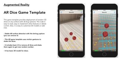 Augmented Reality Dice Game iOS Template