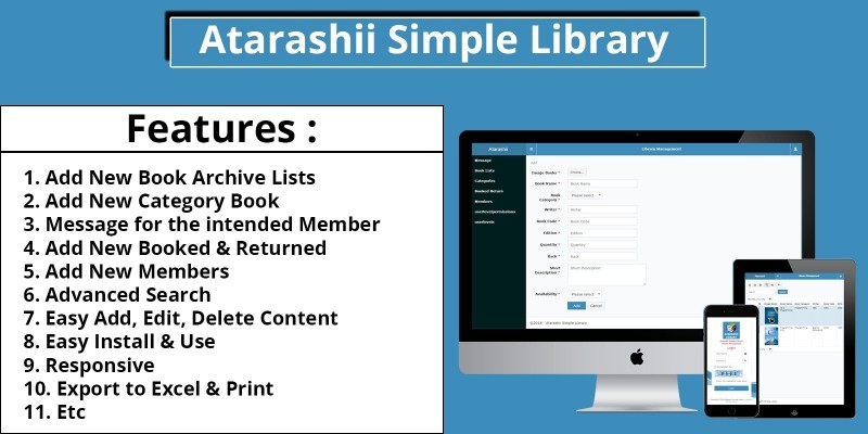 Atarashii Simple Library PHP