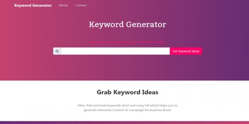 Keyword Generator With Admin PHP Script