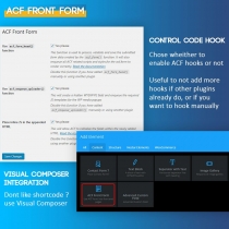 ACF Front Form with Visual Composer Integration Screenshot 1