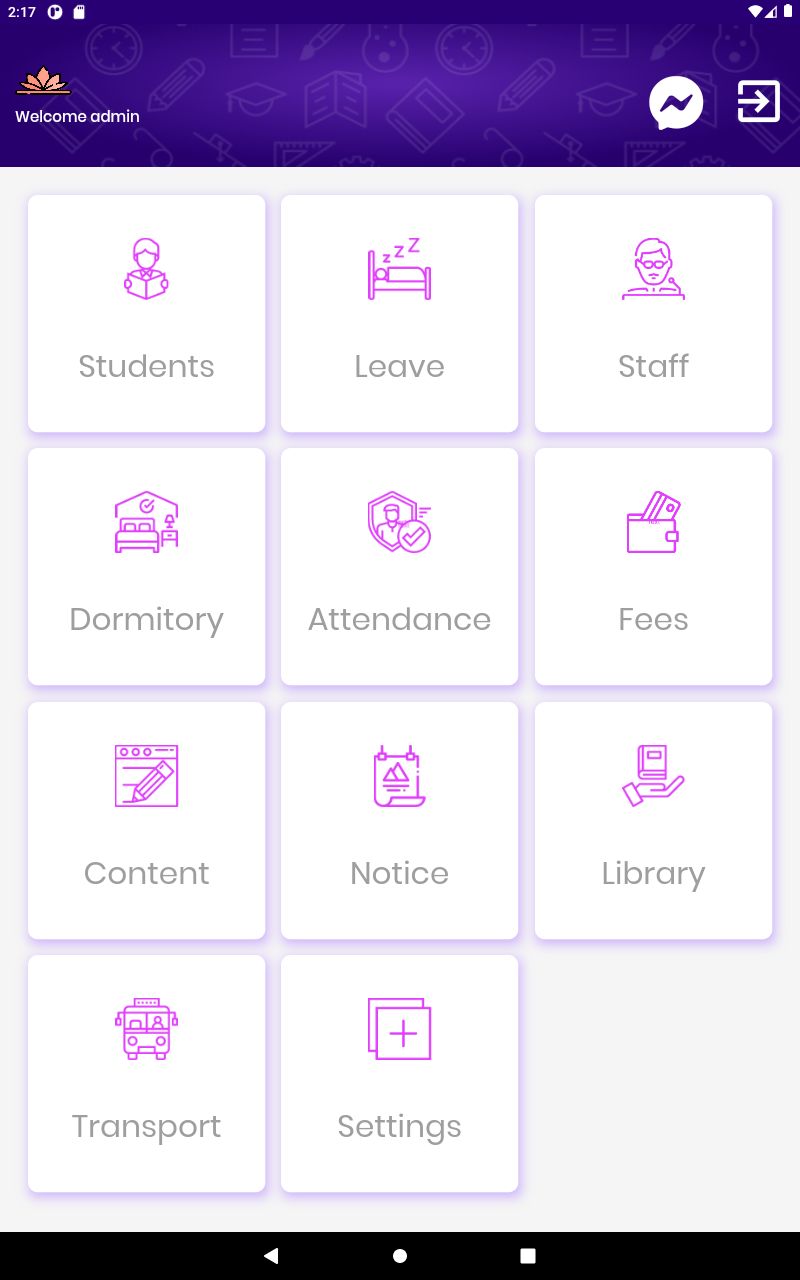 School Management System - Android Source Code by Sanchit1309 | Codester