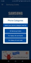 Samsung Secret Codes - Android Source Code Screenshot 3