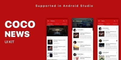 CoCo News - Android UI Kit