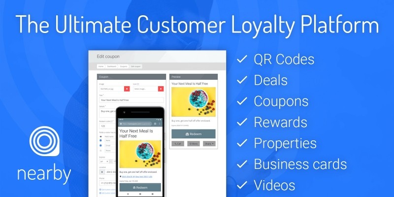 Nearby - Customer Loyalty Platform PHP