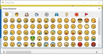 Emoji Keyboard In C# .NET Screenshot 1