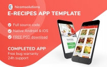 E-Recipes - Sell Your Online Recipes iOS App Screenshot 1