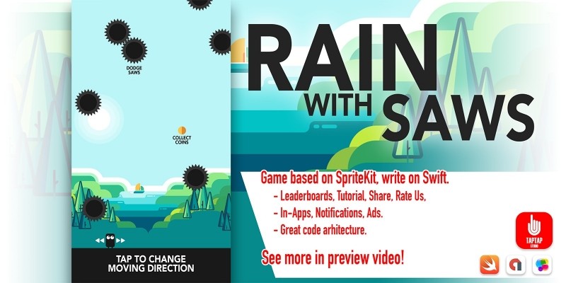 Rain With Saws - iOS Source Code