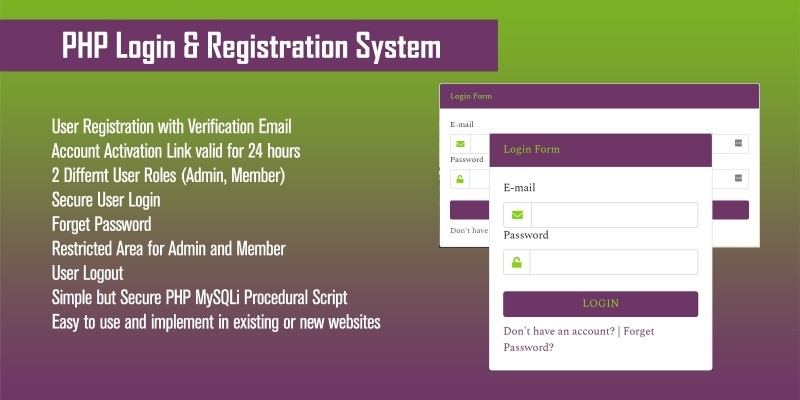 Advance PHP Login And Registration System