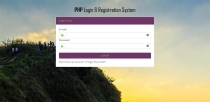 Advance PHP Login And Registration System Screenshot 1