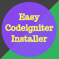 Easy Codeigniter Installer